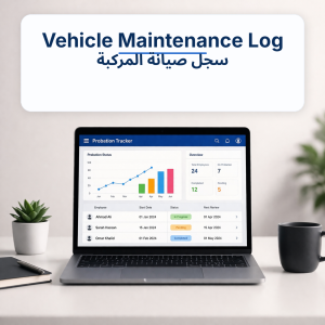 20_vehicle_maintenance_log Vehicle Maintenance Log | سجل صيانة المركبة excel