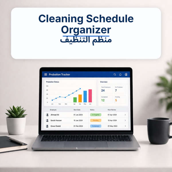 26_cleaning_schedule_organizer Cleaning Schedule Organizer | منظم التنظيف