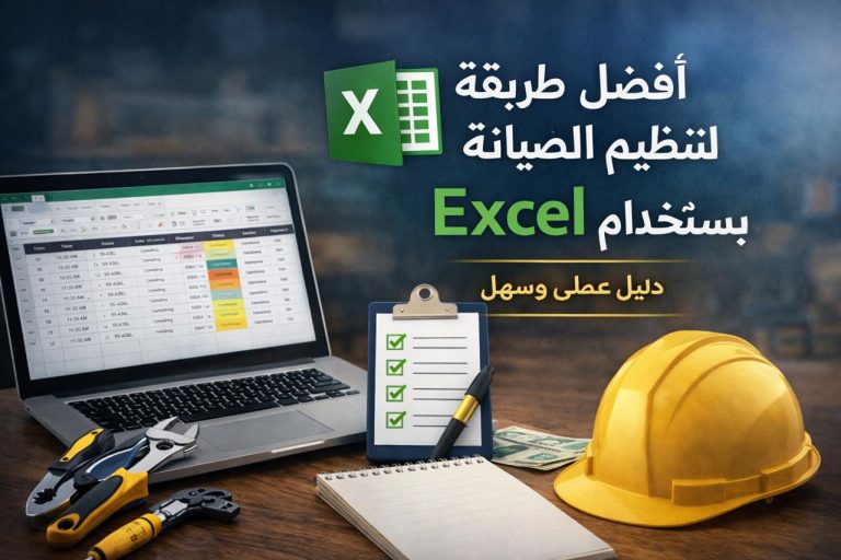 أفضل طريقة لتنظيم الصيانة باستخدام Excel