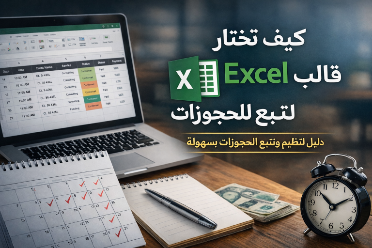 كيف تختار قالب Excel مناسب للحجوزات